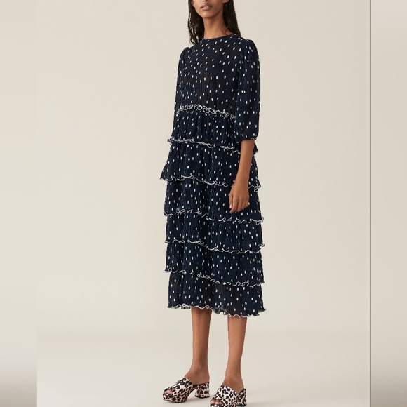 Take A Look About Ganni Dress Polka Dot